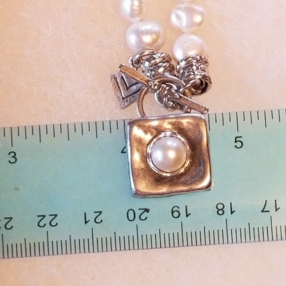 Silpada Sterling Silver & Pearl Bracelet - Picture 5 of 11